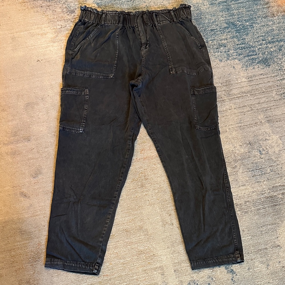 Splendid Women Black Tencel Cargo Pants sz.31